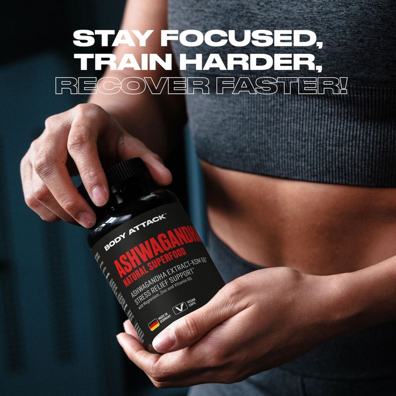 Body Attack Ashwaganda 120 kapsler