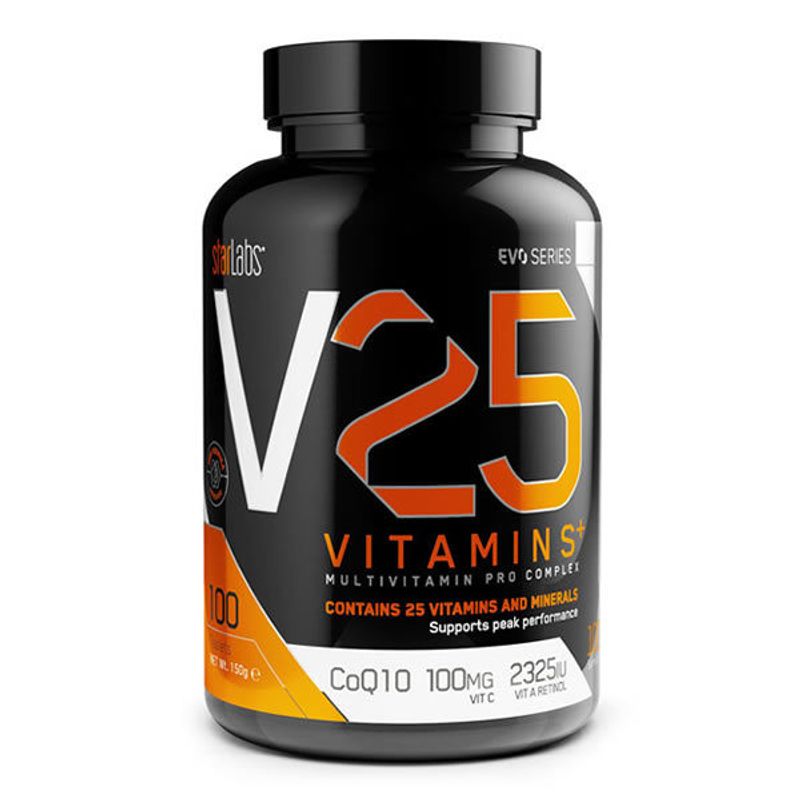 Starlabs V25 Vitamins+ 100 tabletter