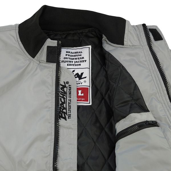 Brachial Flight Jacket City Grey