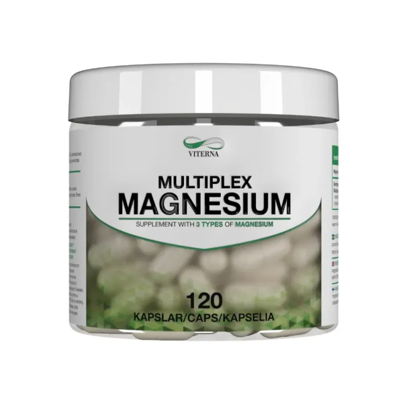 Viterna Multiplex Magnesium 120 kapsler