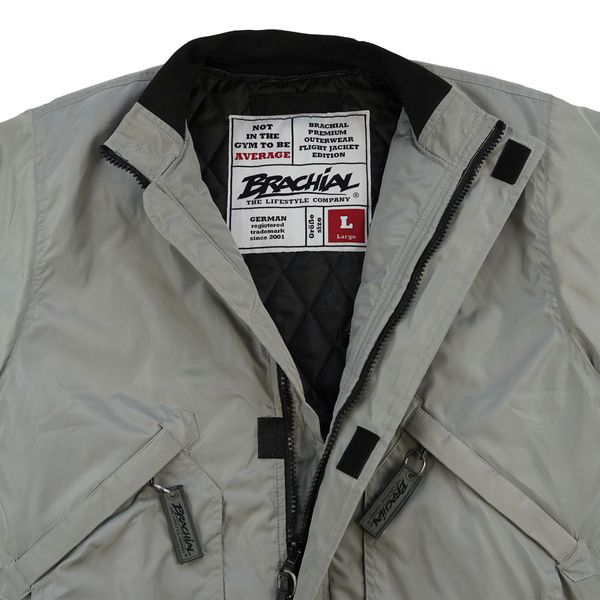 Brachial Flight Jacket City Grey